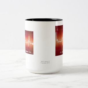 Tasse 2 Couleurs "Le battement va sur .......