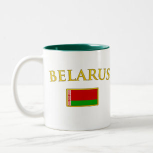 Tasse 2 Couleurs Le Belarus d'or