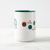 Tasse 2 Couleurs Le Bien Est Dans Cette Citation Inspirationnelle T (Centre)