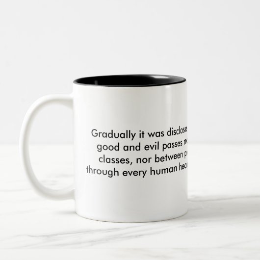 Tasse 2 Couleurs Le bien et le mal (Gauche)