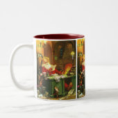 Tasse 2 Couleurs Le bon vieux père noël (Gauche)