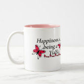 Tasse 2 Couleurs Le Bonheur, c'est être un Yia (Gauche)