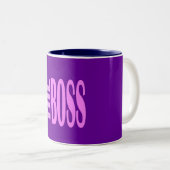 TASSE 2 COULEURS LE BOSS PINKY (Devant droit)