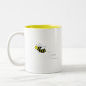 Tasse 2 Couleurs Le bourdonnement de fleur (Gauche)