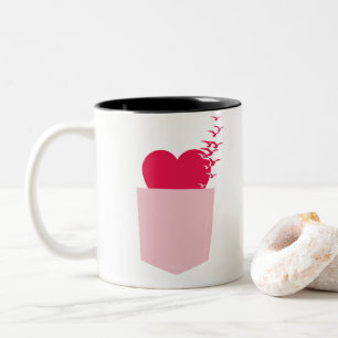 Tasse 2 Couleurs Le cadeau de la Saint Valentin le plus doux