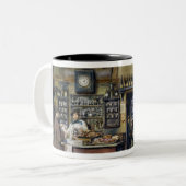 Tasse 2 Couleurs Le café à Rome, 1856 (Devant gauche)