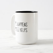 TASSE 2 COULEURS LE CAFÉ AIDE (Devant gauche)