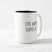 TASSE 2 COULEURS LE CAFÉ AIDE (Devant droit)