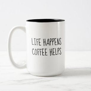 TASSE 2 COULEURS LE CAFÉ AIDE