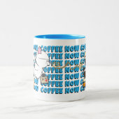 Tasse 2 Couleurs Le café attaquent maintenant (Centre)