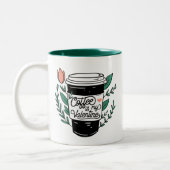 Tasse 2 Couleurs Le café est ma Saint Valentin (Gauche)