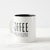 Tasse 2 Couleurs Le café est mon ami (Devant gauche)
