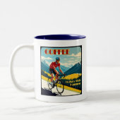 Tasse 2 Couleurs Le café fait que cela arrive Cyclisme (Gauche)