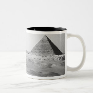 Tasse 2 Couleurs Le Caire Égypte, Pyramides de Gizeh