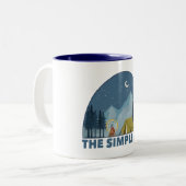 Tasse 2 Couleurs Le Camping Simple Life (Devant gauche)