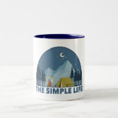 Tasse 2 Couleurs Le Camping Simple Life (Centre)