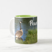 Tasse 2 Couleurs Le Canada Oose Peace Mots Inspirants (Devant gauche)