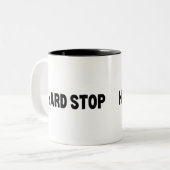 Tasse 2 Couleurs Le carburant final | Arrêt brutal  (Devant gauche)