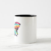 Tasse 2 Couleurs Le castor en pleine nature (Centre)