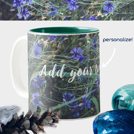 Tasse 2 Couleurs Le champ de Cornflower