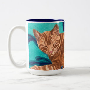 Tasse 2 Couleurs Le chat de Quilter
