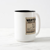 Tasse 2 Couleurs Le chat de Schrodinger (Devant droit)