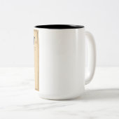 TASSE 2 COULEURS LE CHAT MÉCHANT (Devant droit)