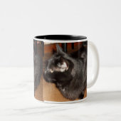 TASSE 2 COULEURS LE CHAT NOIR (Devant droit)