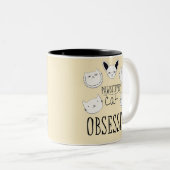 Tasse 2 Couleurs Le chat "pécheresse" observé (Devant droit)