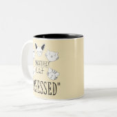 Tasse 2 Couleurs Le chat "pécheresse" observé (Devant gauche)