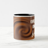 Tasse 2 Couleurs Le chocolat est meilleur (Centre)