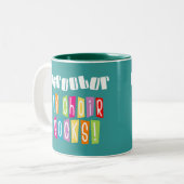 Tasse 2 Couleurs Le choeur bascule le directeur (Devant gauche)