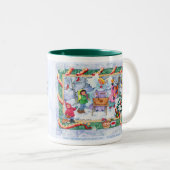 Tasse 2 Couleurs Le ciel et la nature chantent (Devant droit)