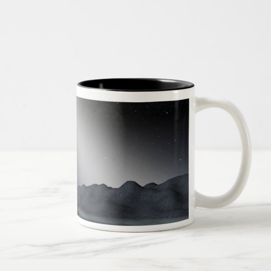 Tasse 2 Couleurs Le ciel nocturne d'une hypothétique planète alien (Droit)