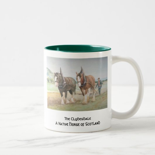 Tasse 2 Couleurs Le Clydesdale (Droit)