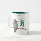 Tasse 2 Couleurs Le colibri d'Anna (Devant gauche)