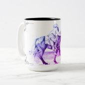 Tasse 2 Couleurs Le Colt Starter (violet) (Devant gauche)