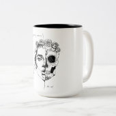 Tasse 2 Couleurs Le commencement contient déjà la fin (Devant droit)