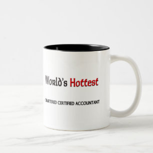 Tasse 2 Couleurs Le comptable certifié privilégiée le plus chaud