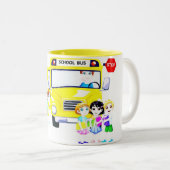 TASSE 2 COULEURS LE CONDUCTEUR TRÈS SPÉCIAL **BUS** (Devant droit)