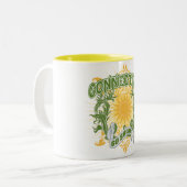 Tasse 2 Couleurs Le Connecticut solaire (Devant gauche)