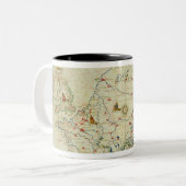 Tasse 2 Couleurs Le continent de l'Europe (Devant gauche)