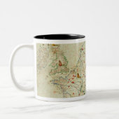 Tasse 2 Couleurs Le continent de l'Europe (Gauche)