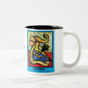 Tasse 2 Couleurs "Le contorsionniste" par Zermeno