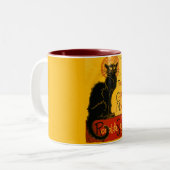 Tasse 2 Couleurs Le Conversation Noir Le Chat Noir (Devant gauche)