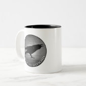 Tasse 2 Couleurs Le Corbeau (Devant gauche)