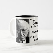 Tasse 2 Couleurs Le courage d'être Paul Tillich (Devant gauche)