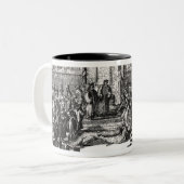 Tasse 2 Couleurs Le couronnement du Roi George I (Devant gauche)