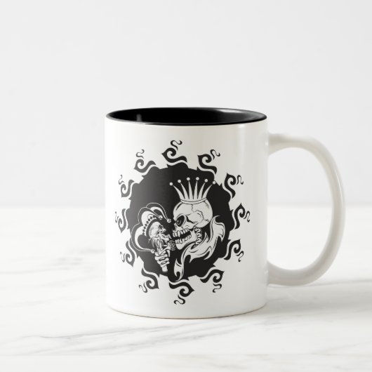 Tasse 2 Couleurs Le crâne Evil King (Droit)