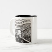 Tasse 2 Couleurs Le cri Edvard Munch (Devant gauche)